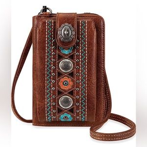 American Bling Montana West Crossbody Cellphone Purse -NEW